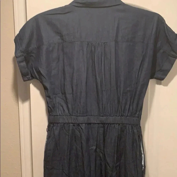 A New Day Denim Jumpsuit Indigo with Side Pockets - Picture 5 of 9